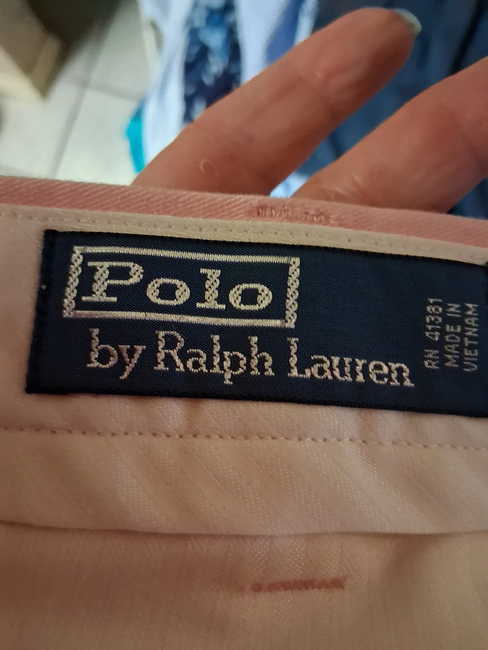 Polo by Ralph Lauren Men’s Chino Cotton Pants 36 X 30 Cotton Candy Pink